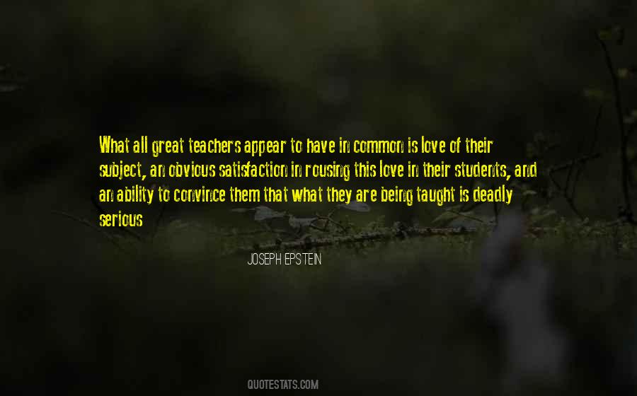 Joseph Epstein Quotes #263957