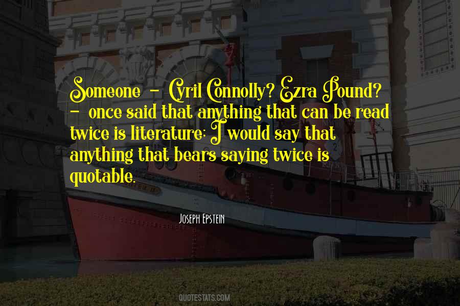 Joseph Epstein Quotes #264107