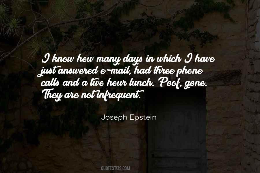 Joseph Epstein Quotes #875386