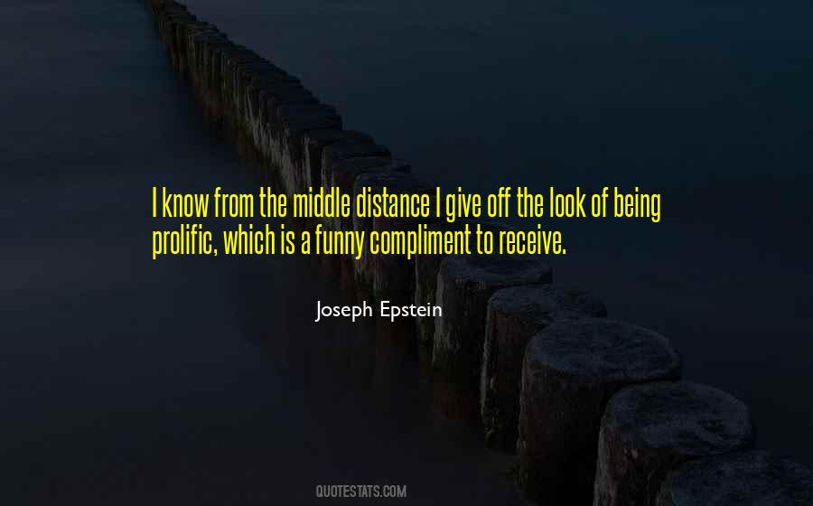 Joseph Epstein Quotes #949623