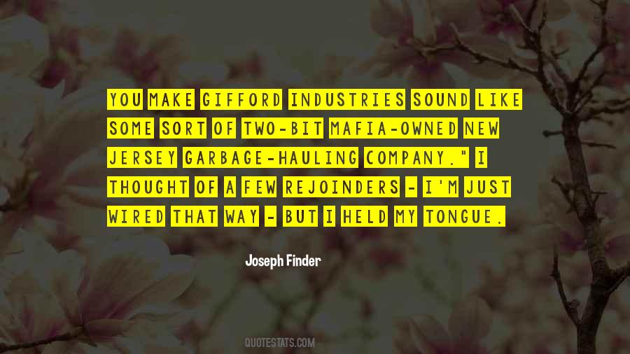 Joseph Finder Quotes #1319880