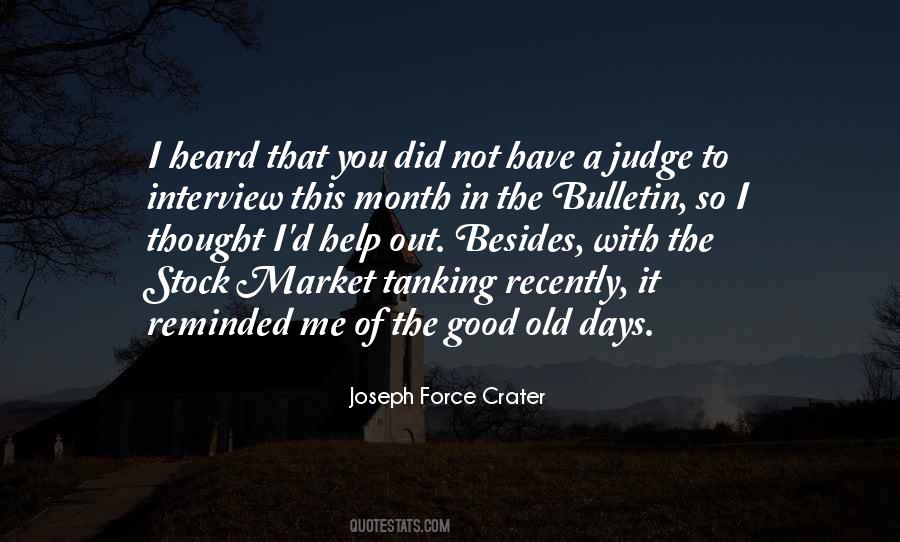 Joseph Force Crater Quotes #964587