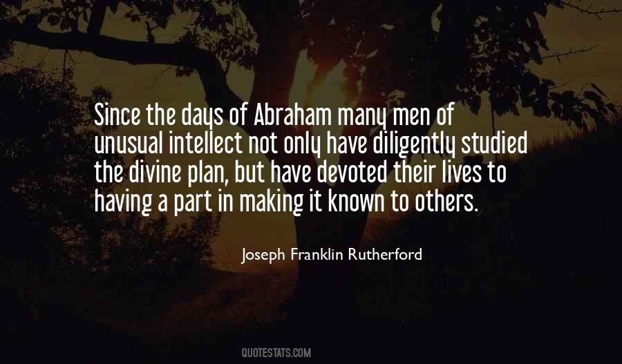 Joseph Franklin Rutherford Quotes #1308364