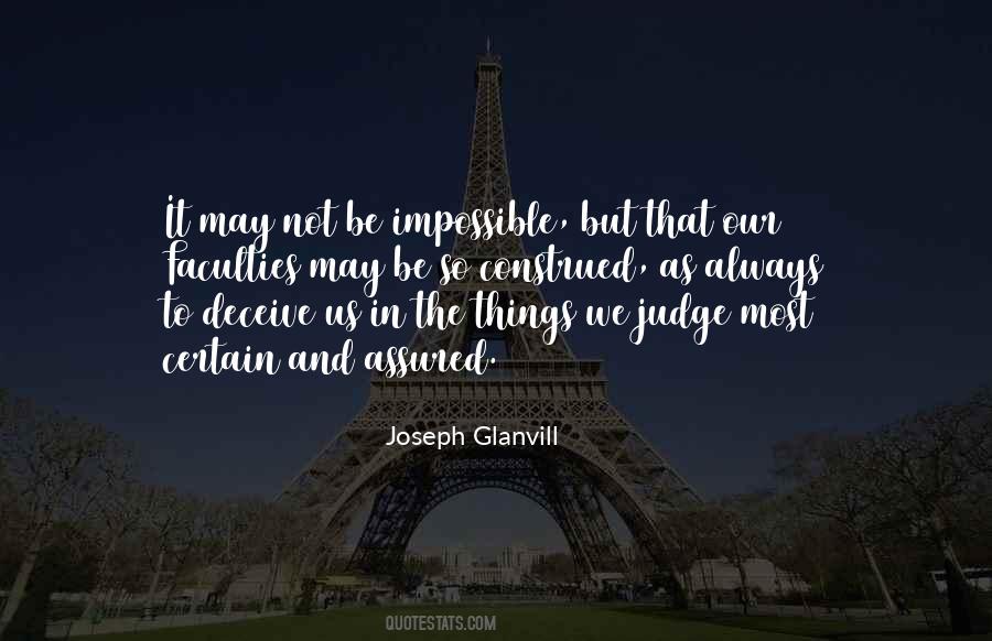 Joseph Glanvill Quotes #1082754