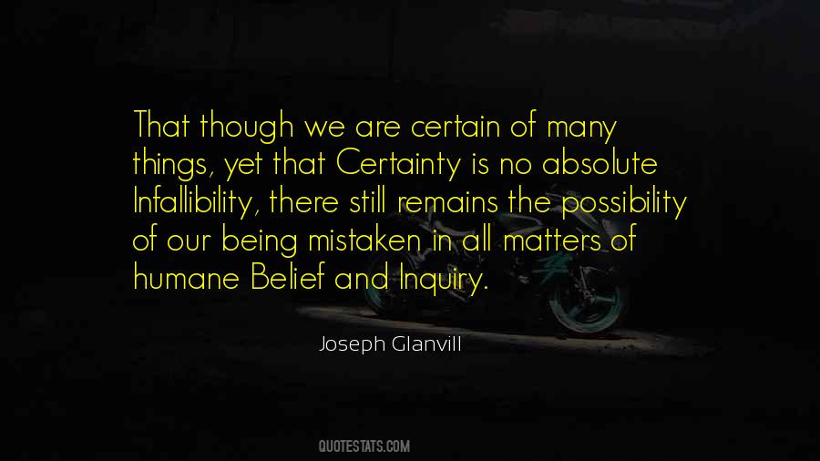 Joseph Glanvill Quotes #360287