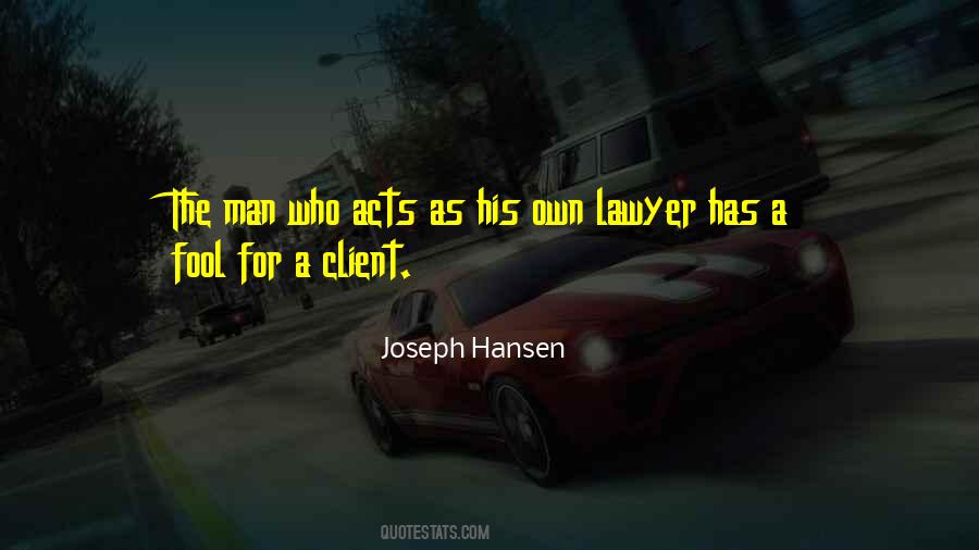 Joseph Hansen Quotes #236517