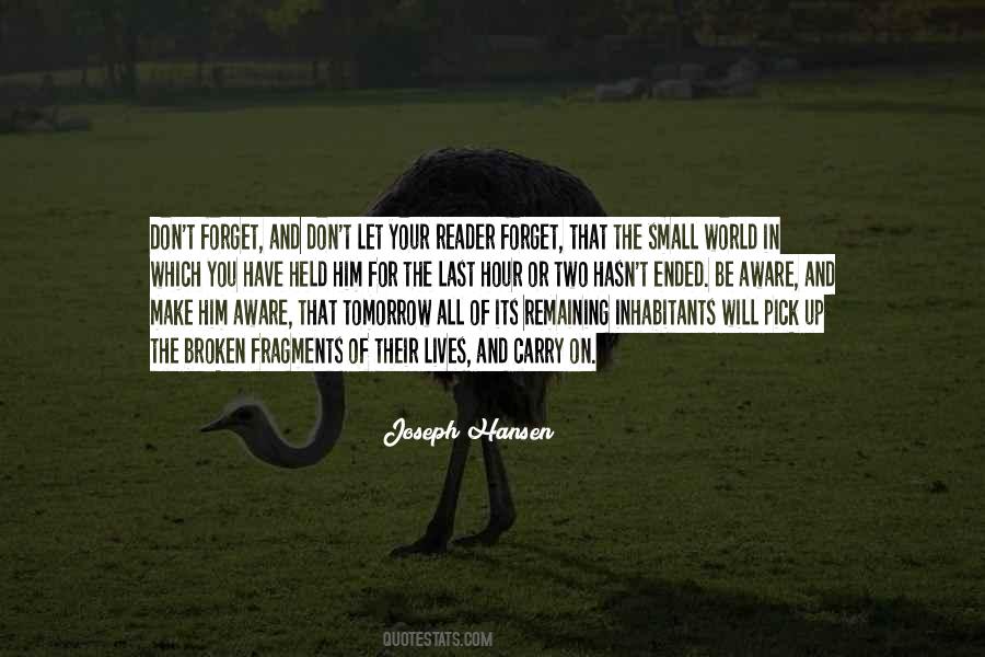 Joseph Hansen Quotes #273474