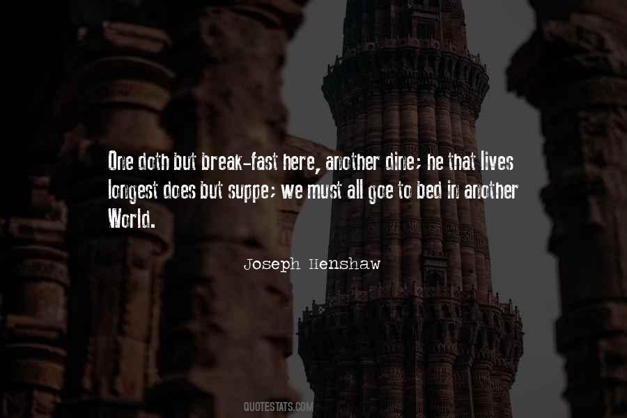 Joseph Henshaw Quotes #1536714