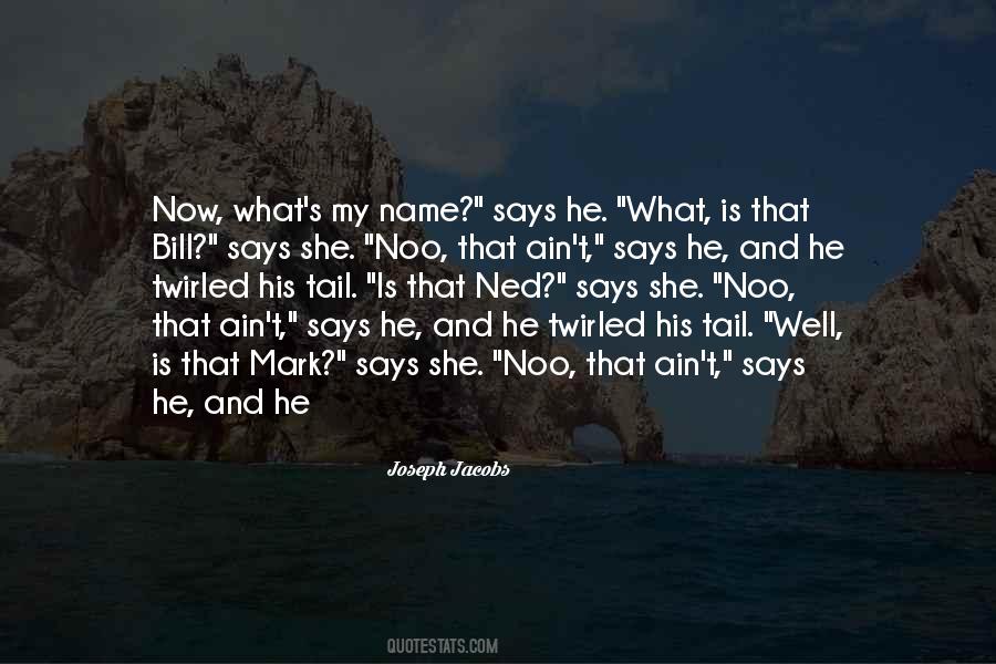 Joseph Jacobs Quotes #1010657