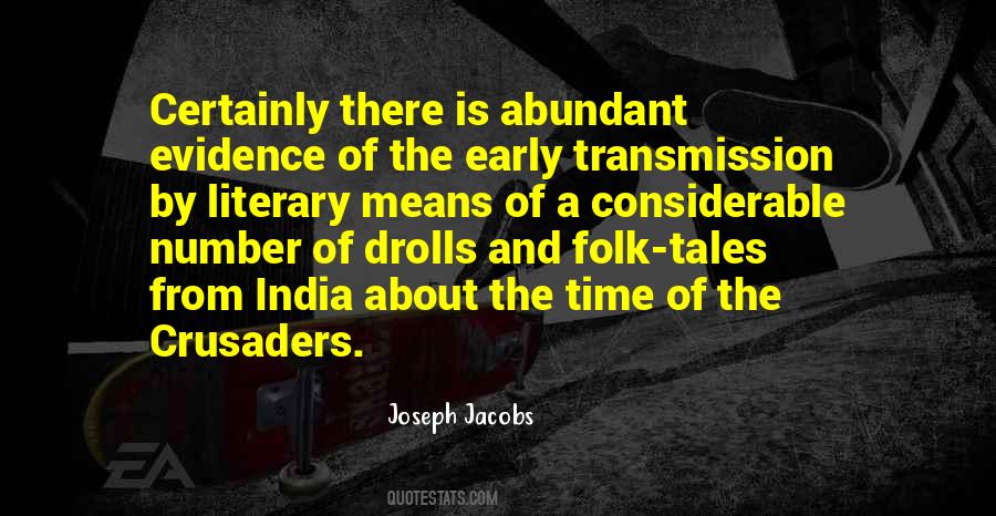 Joseph Jacobs Quotes #457682