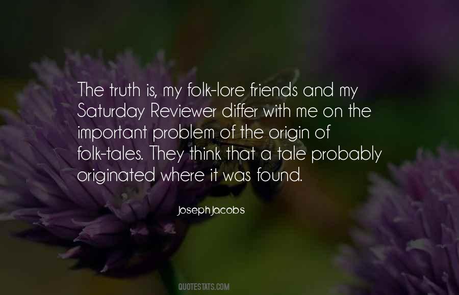 Joseph Jacobs Quotes #484643