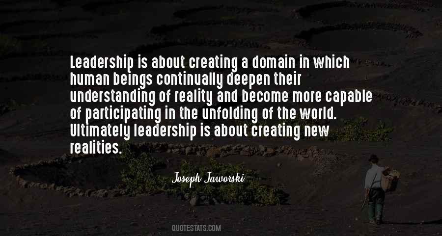 Joseph Jaworski Quotes #1418892