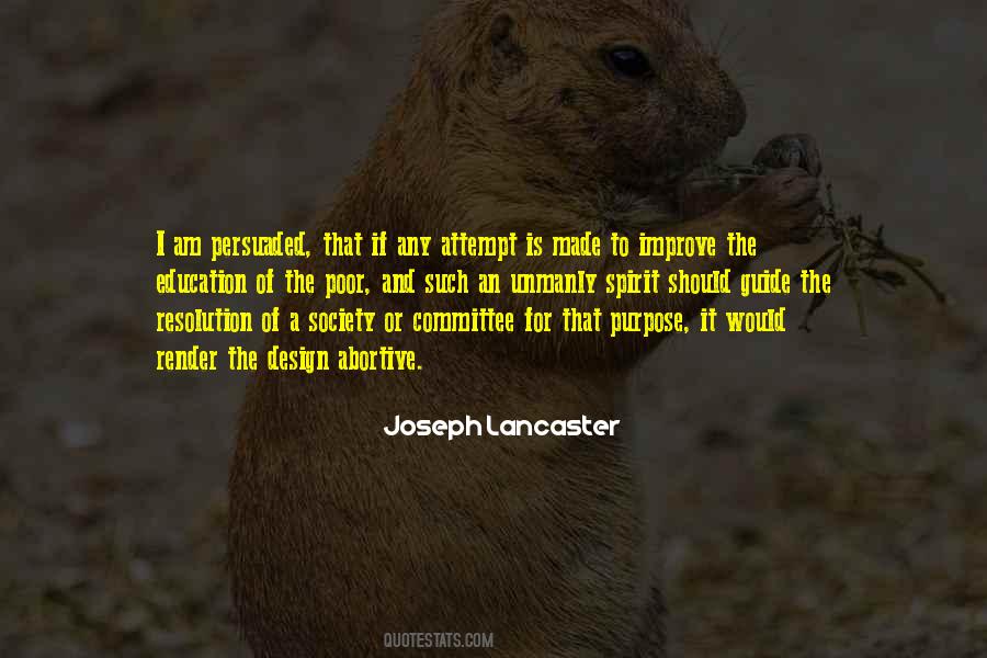 Joseph Lancaster Quotes #898894