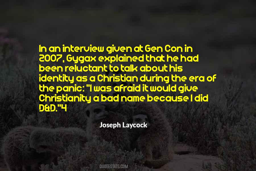 Joseph Laycock Quotes #250955