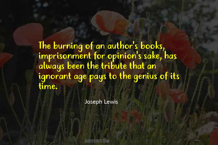 Joseph Lewis Quotes #1331427