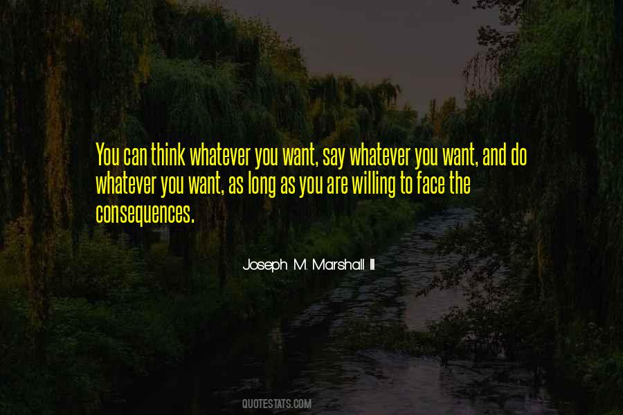 Joseph M. Marshall III Quotes #532244