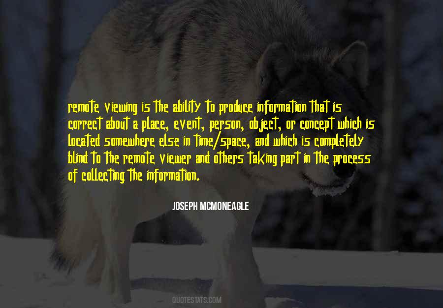 Joseph McMoneagle Quotes #1344141 Joseph McMoneagle Quotes #1344141