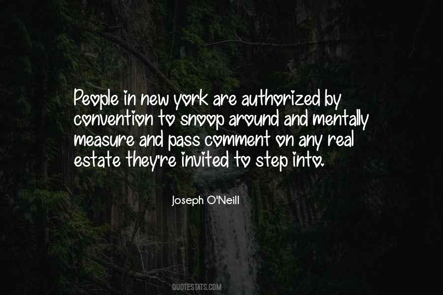 Joseph O'Neill Quotes #1036411