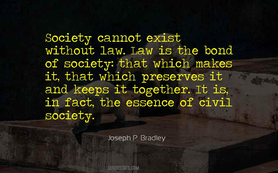 Joseph P. Bradley Quotes #481660