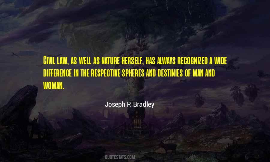 Joseph P. Bradley Quotes #646196