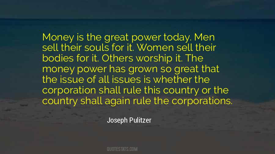 Joseph Pulitzer Quotes #175475