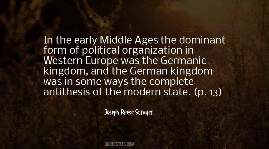 Joseph Reese Strayer Quotes #1069749