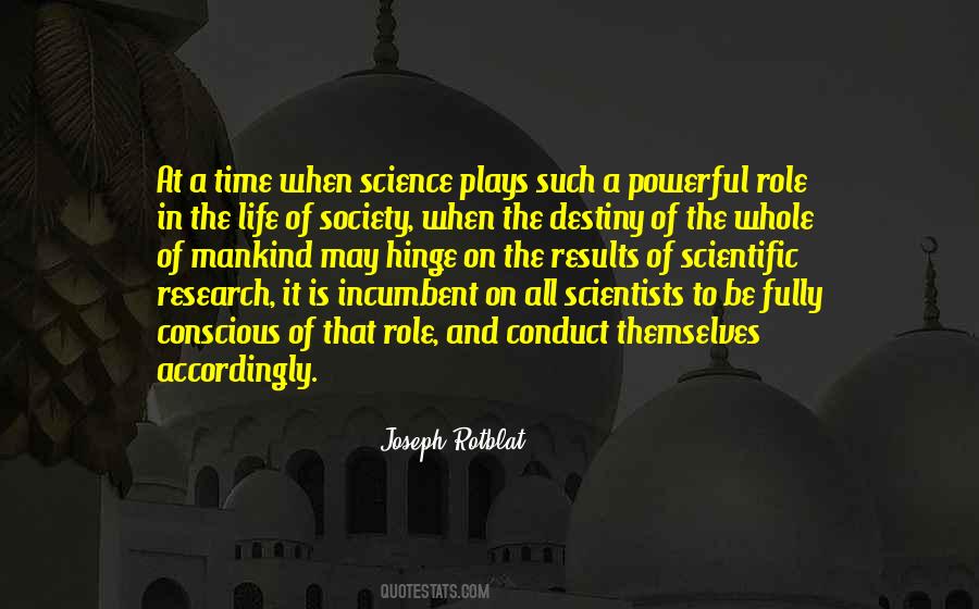 Joseph Rotblat Quotes #1085516