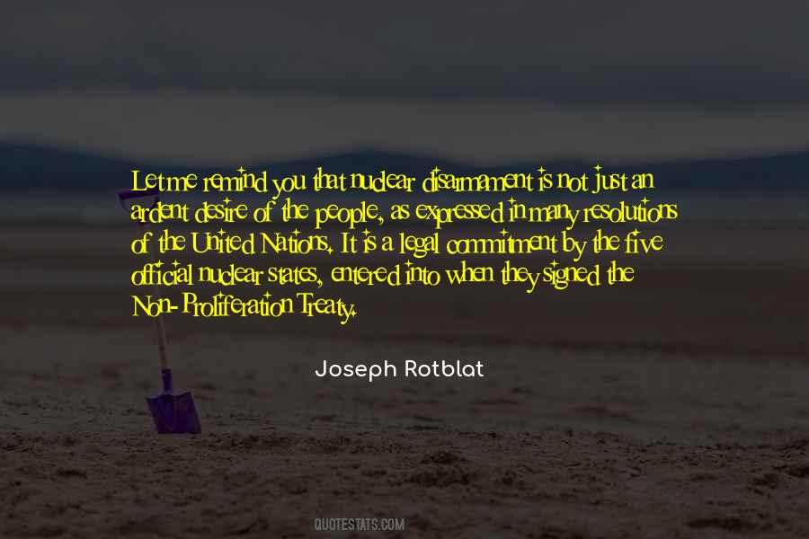 Joseph Rotblat Quotes #993054