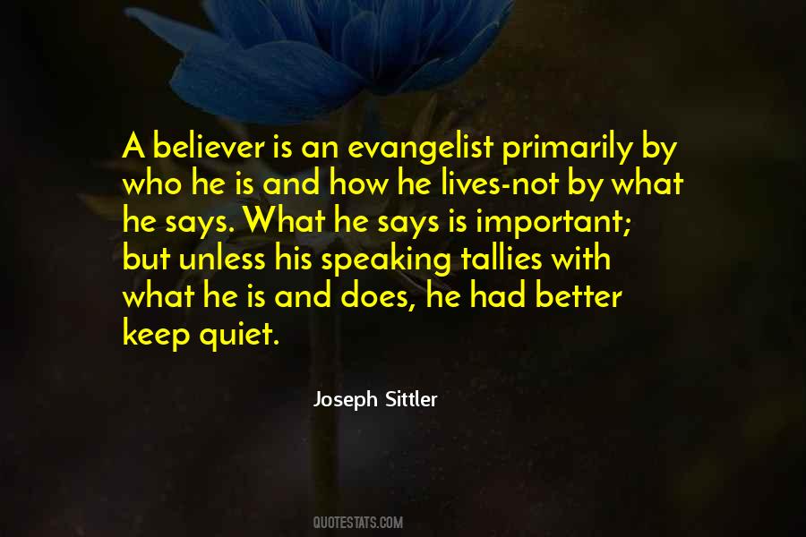 Joseph Sittler Quotes #322164