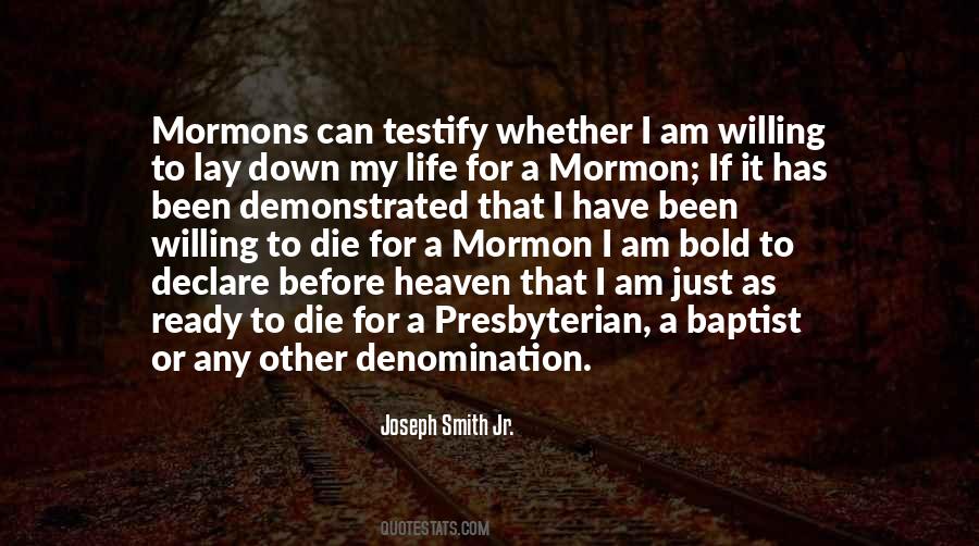Joseph Smith Jr. Quotes #1384866