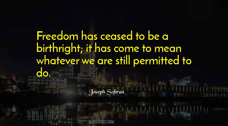 Joseph Sobran Quotes #291304
