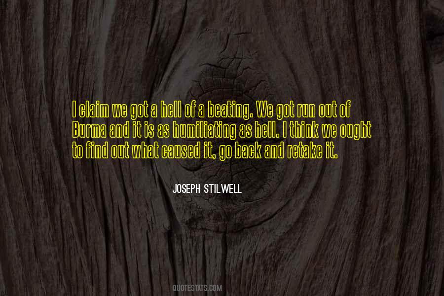 Joseph Stilwell Quotes #929250
