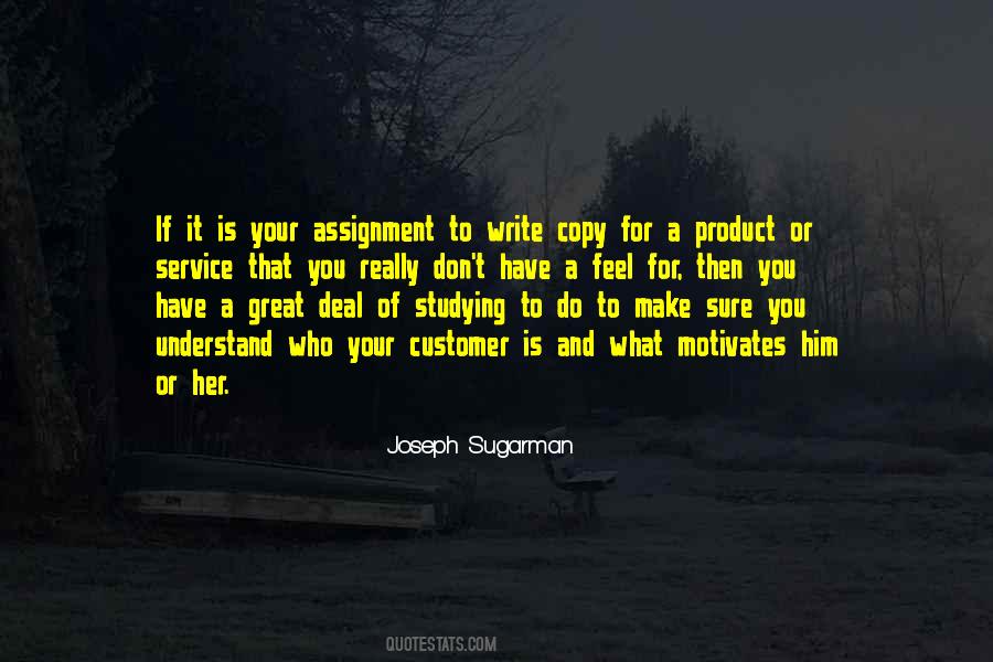 Joseph Sugarman Quotes #1845563