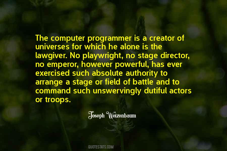 Joseph Weizenbaum Quotes #1109464