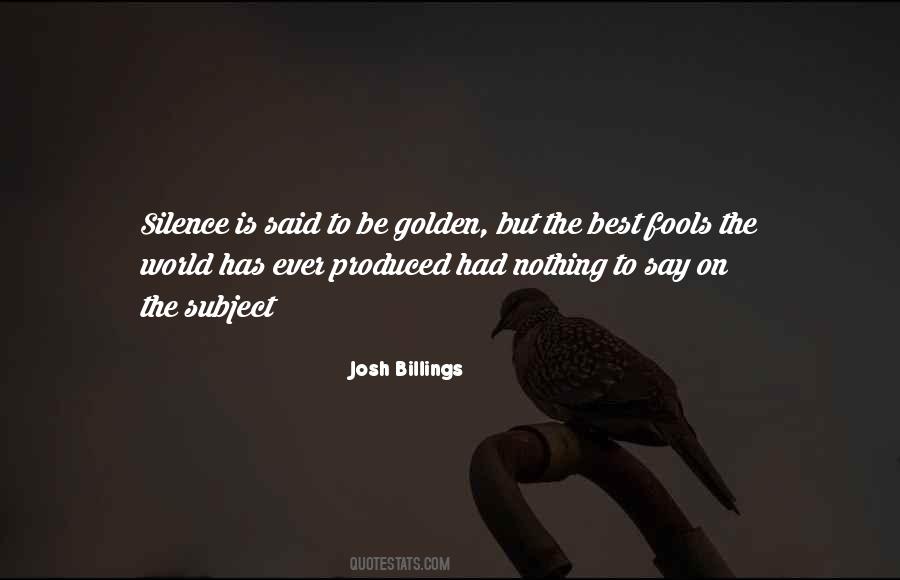 Josh Billings Quotes #48447