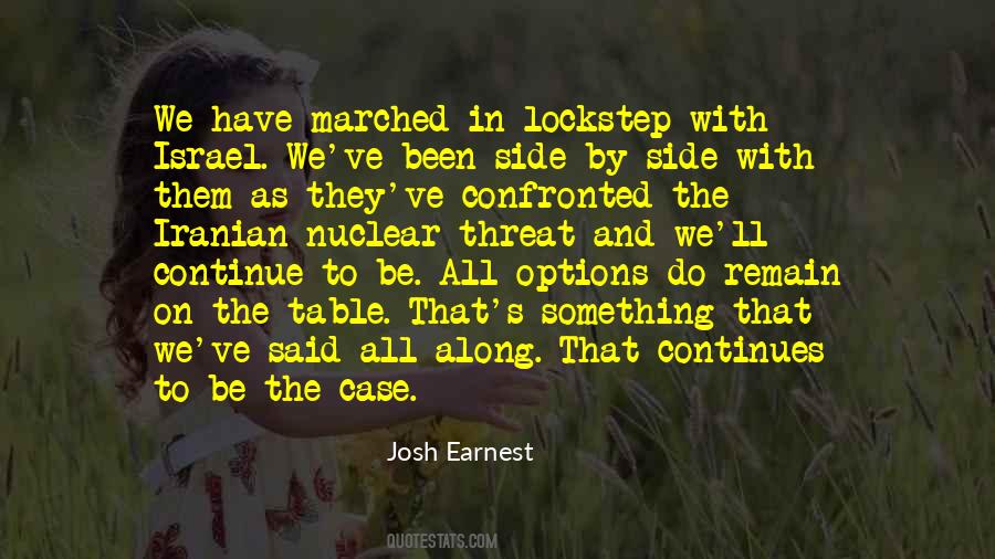 Josh Earnest Quotes #573600