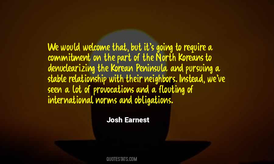 Josh Earnest Quotes #826506