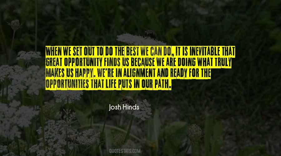 Josh Hinds Quotes #1068045