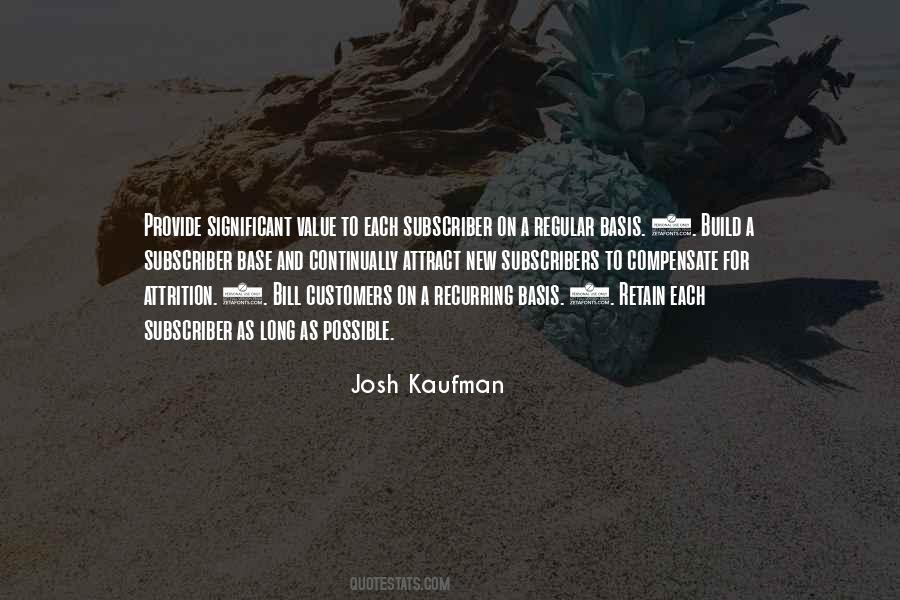 Josh Kaufman Quotes #242799