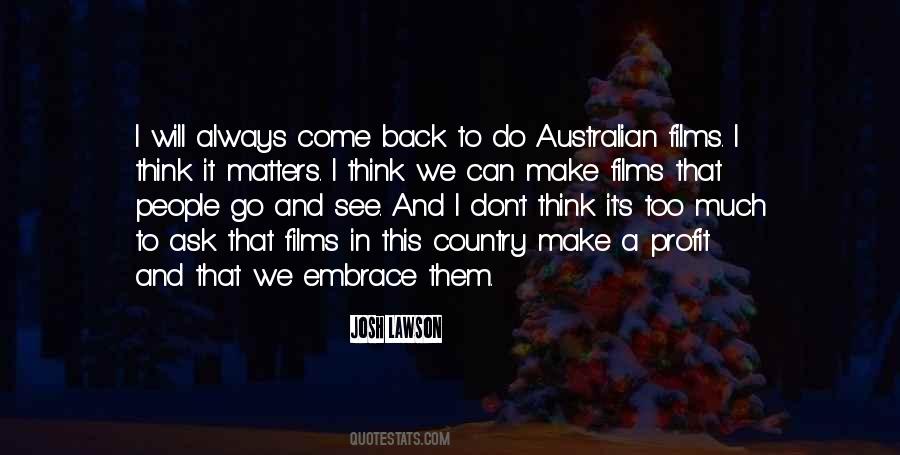 Josh Lawson Quotes #988003