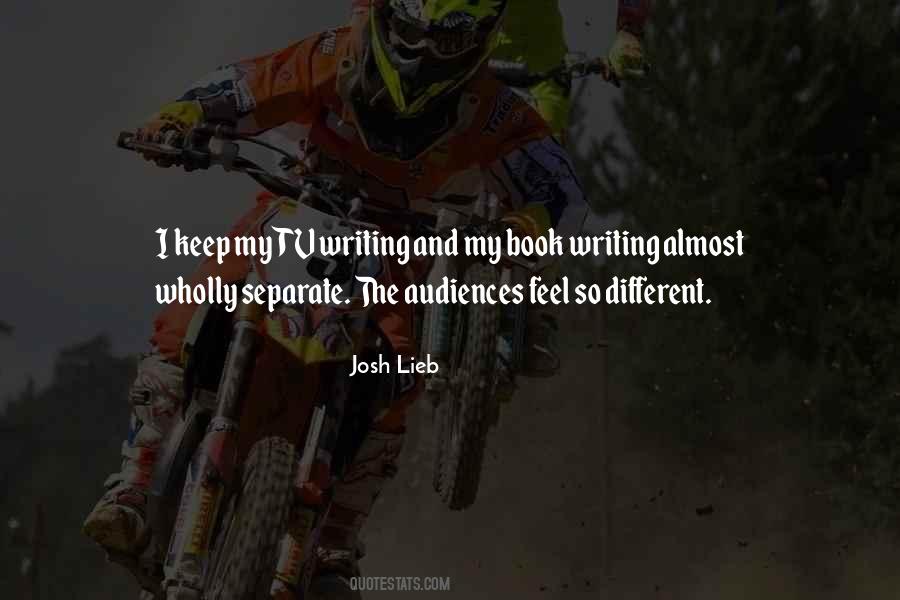 Josh Lieb Quotes #1721589