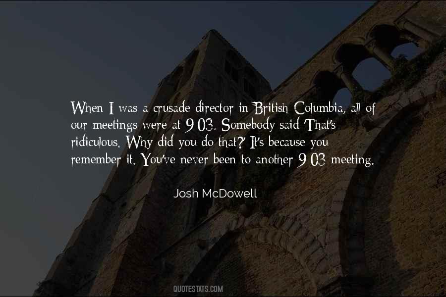 Josh McDowell Quotes #1335409