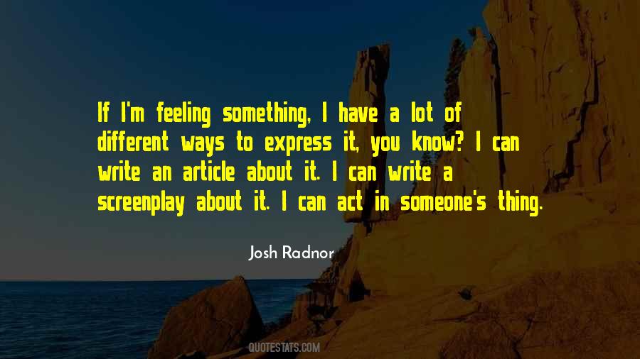 Josh Radnor Quotes #670777