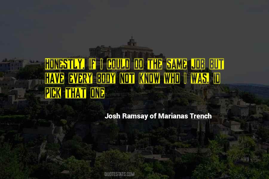 Josh Ramsay Of Marianas Trench Quotes #999621