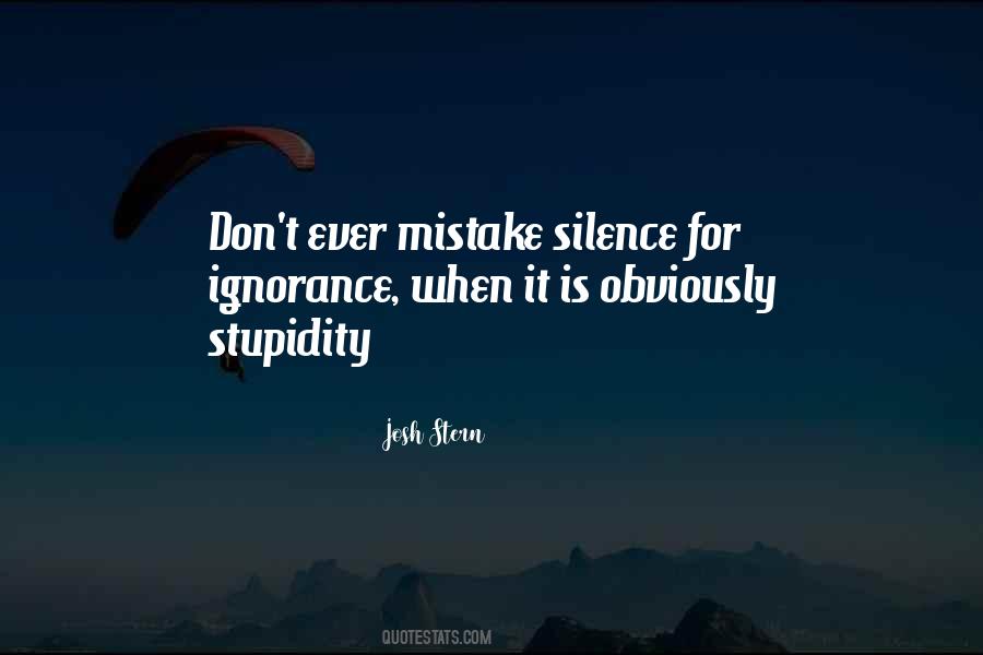 Josh Stern Quotes #21014