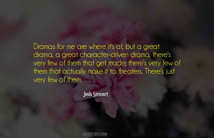 Josh Stewart Quotes #388726