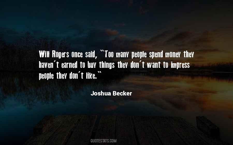 Joshua Becker Quotes #1096548