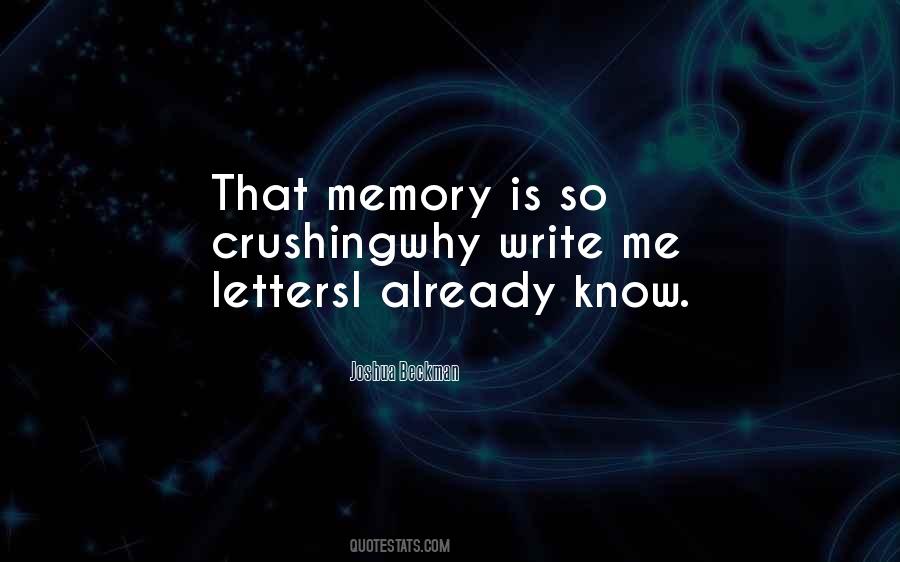 Joshua Beckman Quotes #909273 Joshua Beckman Quotes #909273