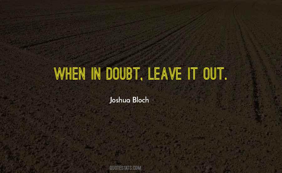Joshua Bloch Quotes #1318827