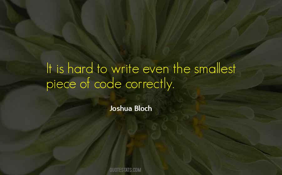 Joshua Bloch Quotes #1394169